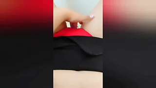 Young stepsister masturbates her wet pussy flick through red-hot panties straight away home desolate - LuxuryOrgasm